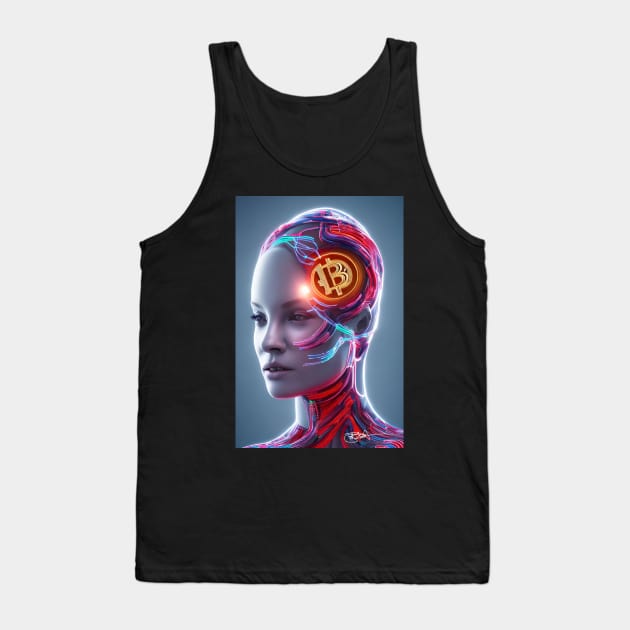 Blockchain Ethermind Series 31 Tank Top by Benito Del Ray